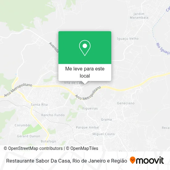 Restaurante Sabor Da Casa mapa