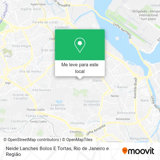 Neide Lanches Bolos E Tortas mapa