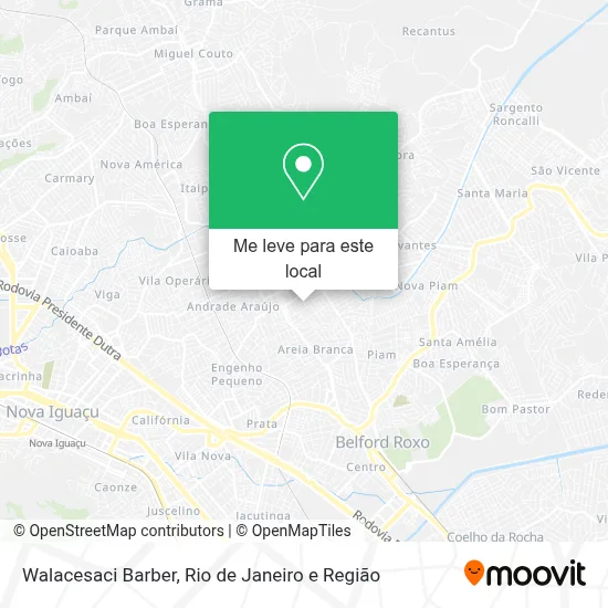 Walacesaci Barber mapa