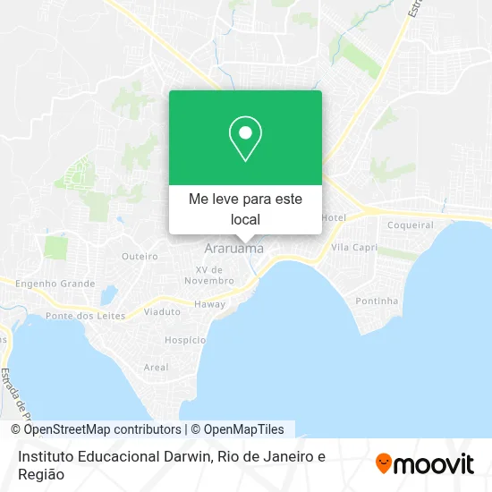 Instituto Educacional Darwin mapa