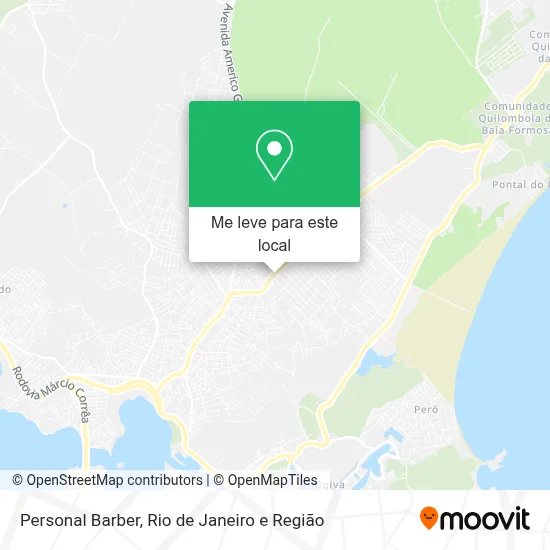 Personal Barber mapa