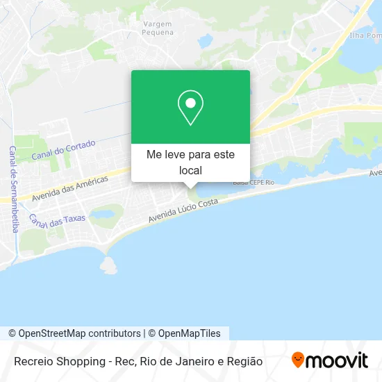 Recreio Shopping - Rec mapa