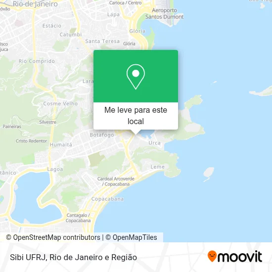 Sibi UFRJ mapa