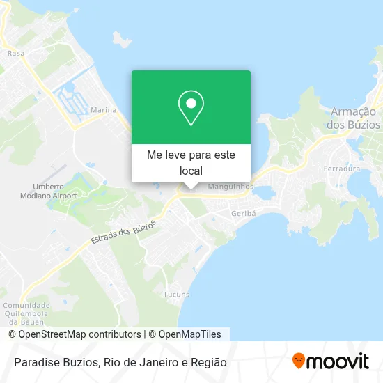 Paradise Buzios mapa