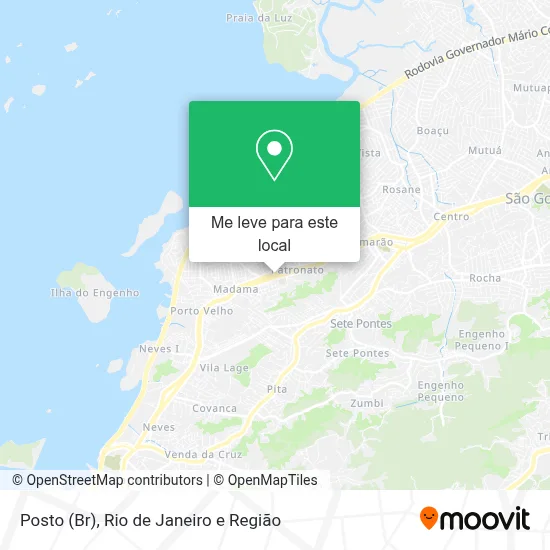 Posto (Br) mapa