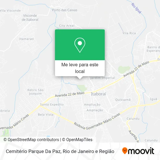 Cemitério Parque Da Paz mapa