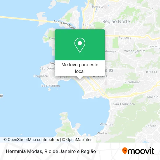 Hermínia Modas mapa