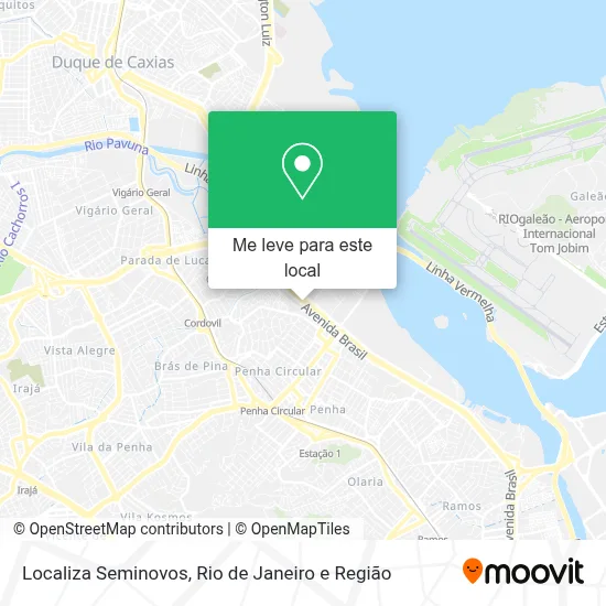 Localiza Seminovos mapa