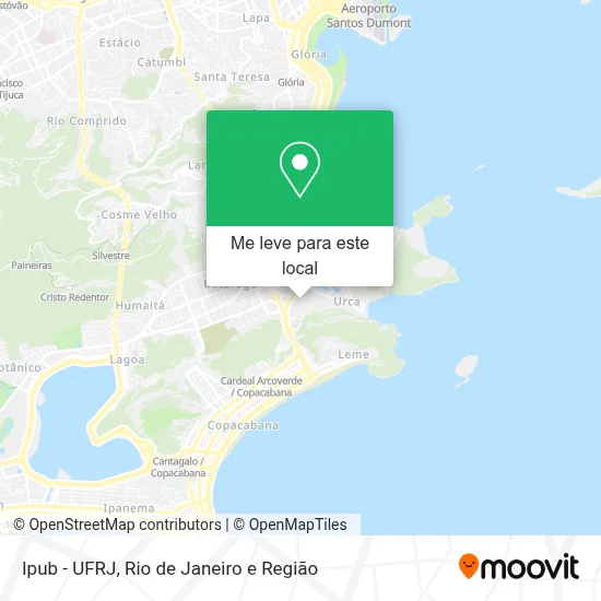 Ipub - UFRJ mapa