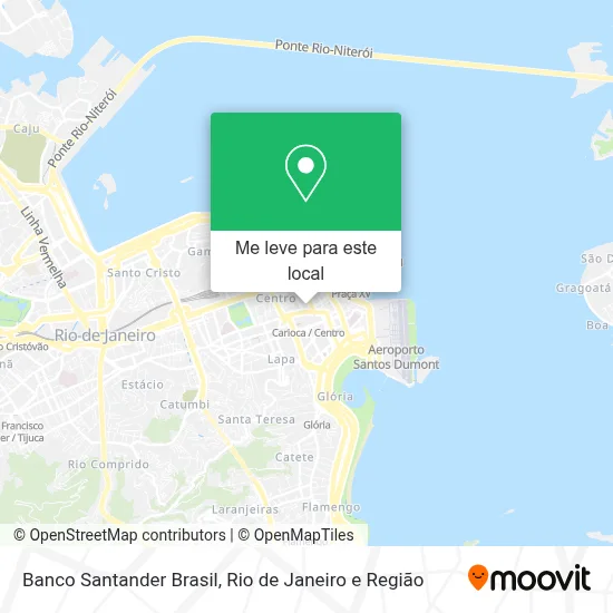 Banco Santander Brasil mapa