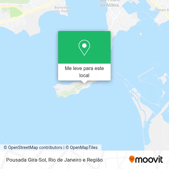 Pousada Gira-Sol mapa