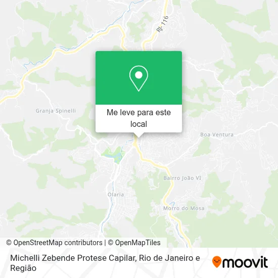 Michelli Zebende Protese Capilar mapa