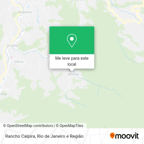 Rancho Caipira mapa
