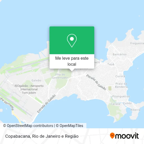 Copabacana mapa
