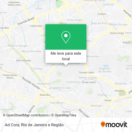 Ad Cora mapa