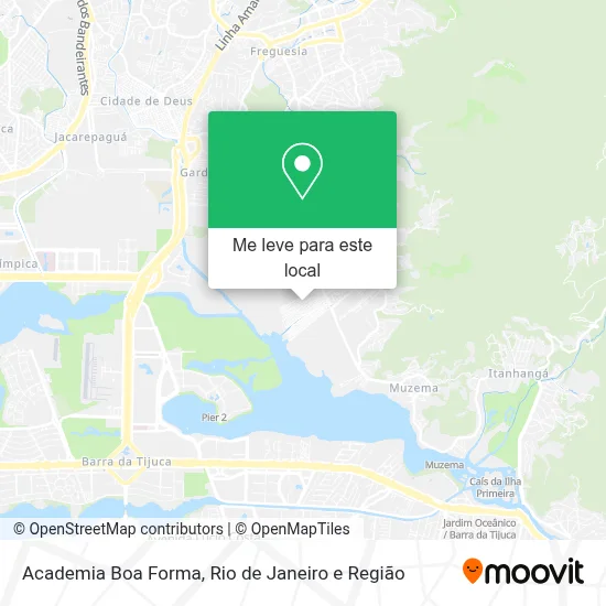 Academia Boa Forma mapa