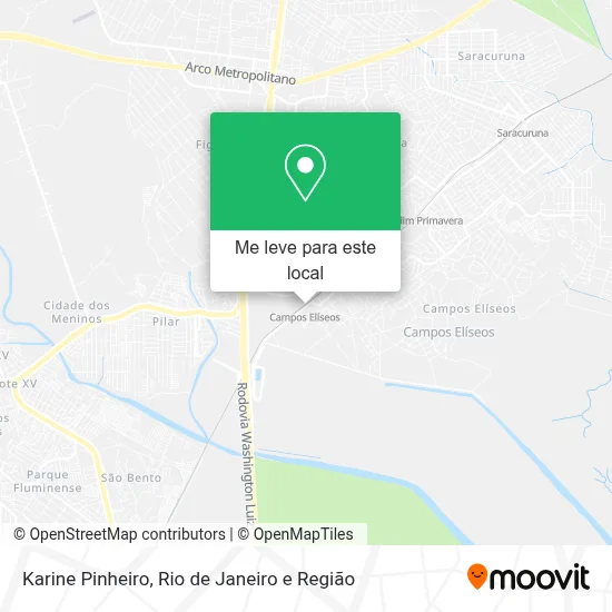 Karine Pinheiro mapa