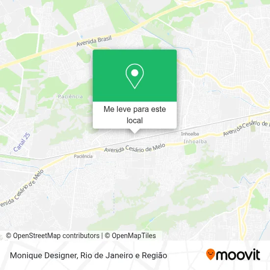Monique Designer mapa