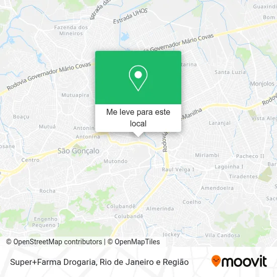 Super+Farma Drogaria mapa
