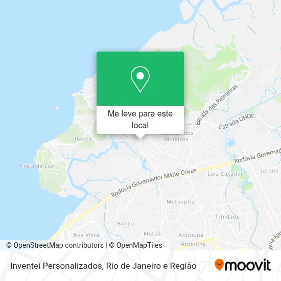 Inventei Personalizados mapa