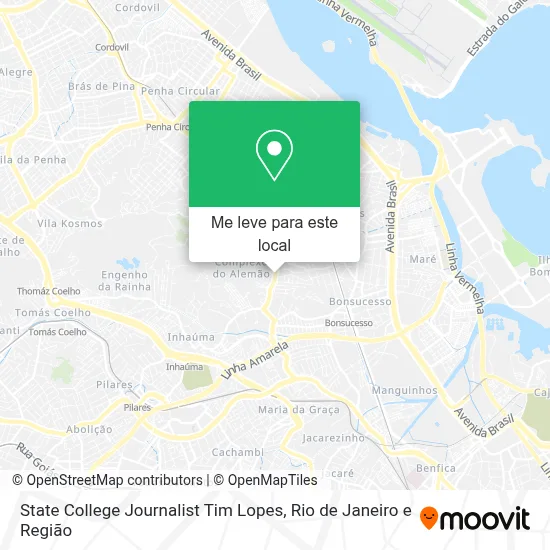 State College Journalist Tim Lopes mapa