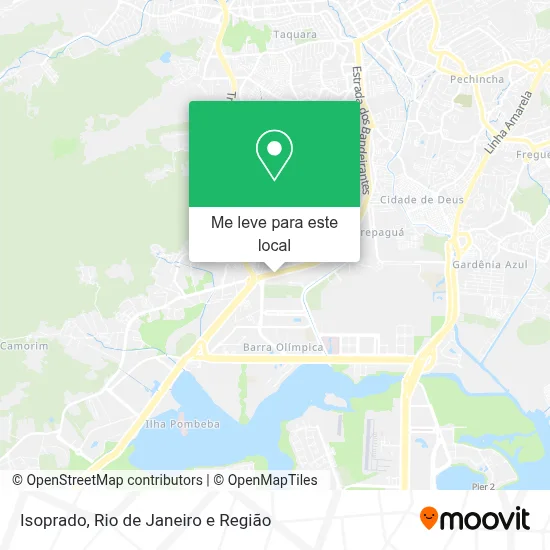 Isoprado mapa