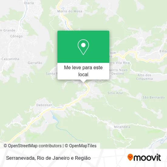 Serranevada mapa