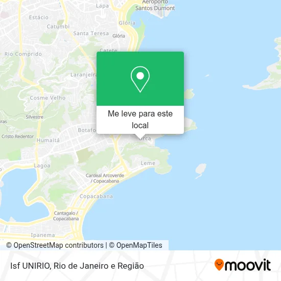 Isf UNIRIO mapa