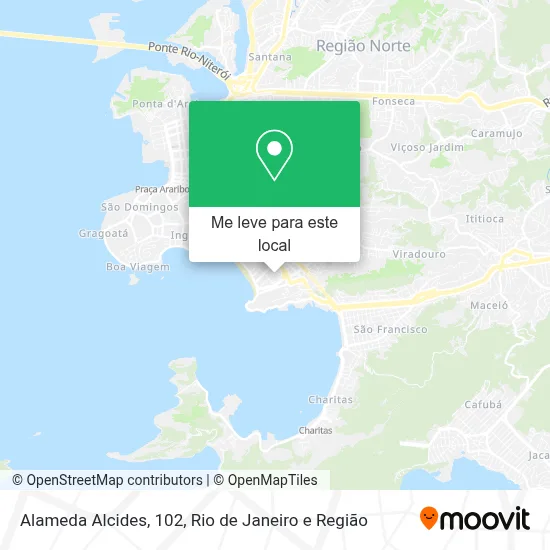 Alameda Alcides, 102 mapa