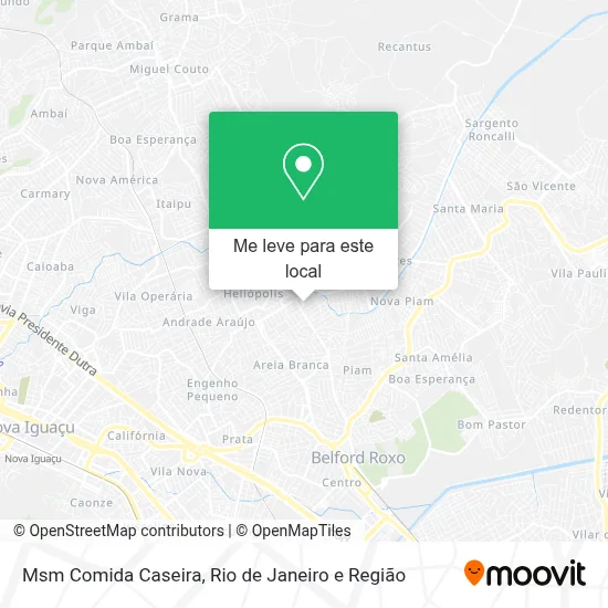 Msm Comida Caseira mapa