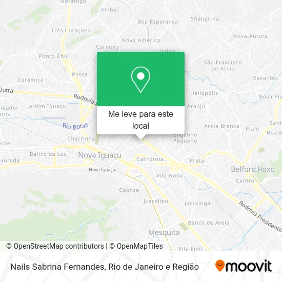 Nails Sabrina Fernandes mapa