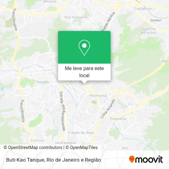 Buti-Kao Tanque mapa
