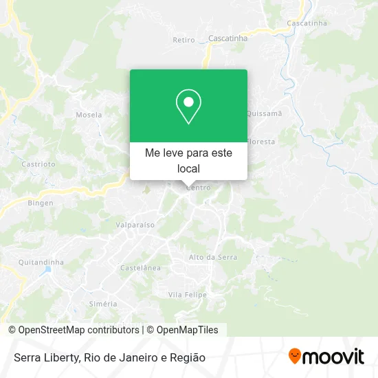 Serra Liberty mapa