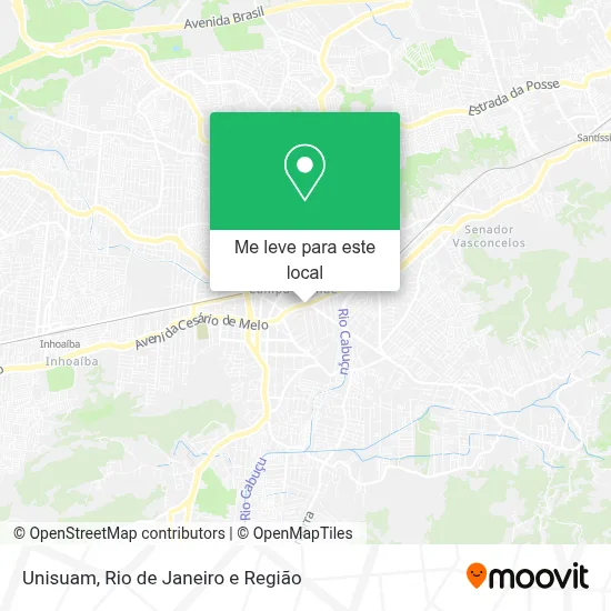 Unisuam mapa
