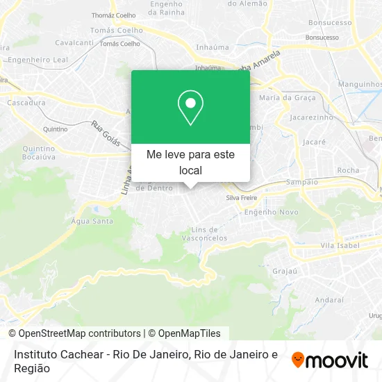 Instituto Cachear - Rio De Janeiro mapa