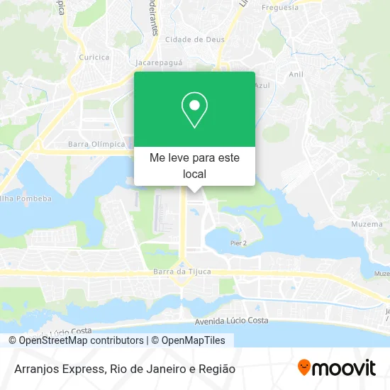 Arranjos Express mapa