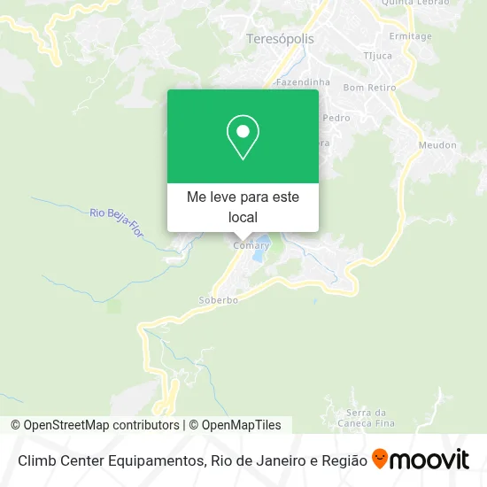 Climb Center Equipamentos mapa