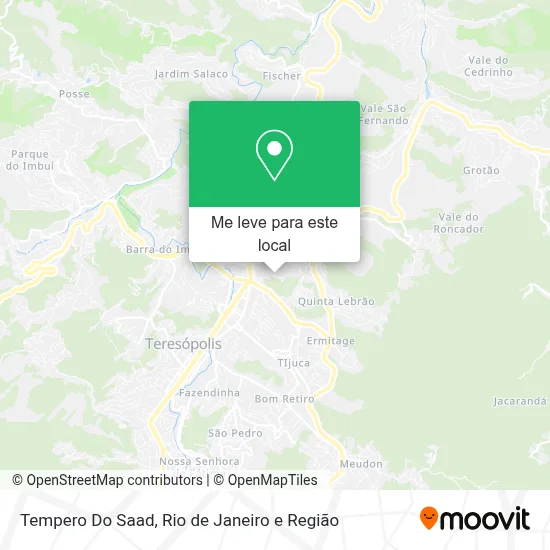 Tempero Do Saad mapa