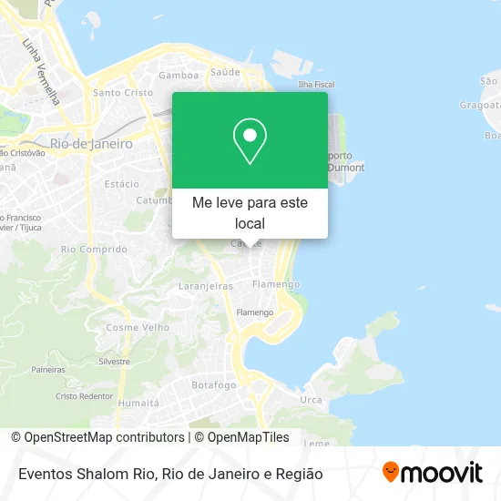 Eventos Shalom Rio mapa