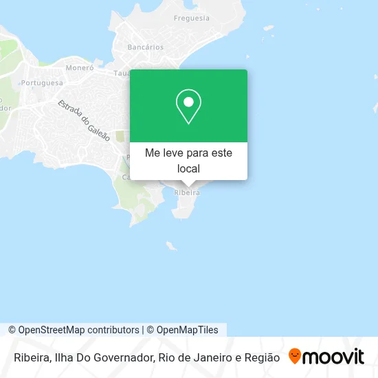 Ribeira, Ilha Do Governador mapa