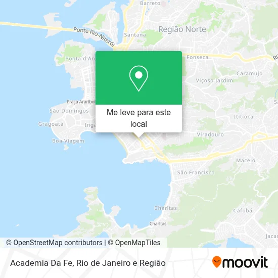 Academia Da Fe mapa