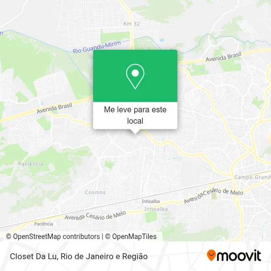 Closet Da Lu mapa