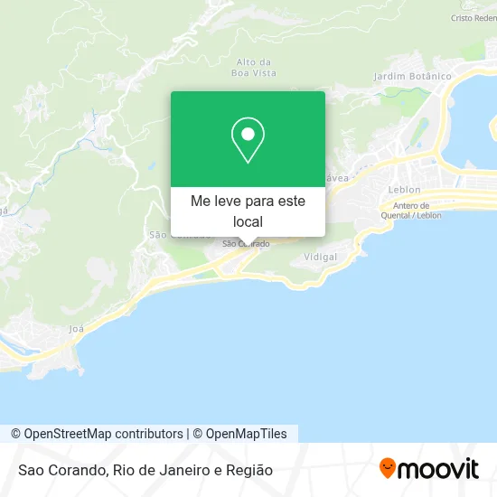 Sao Corando mapa