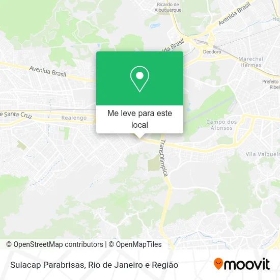 Sulacap Parabrisas mapa