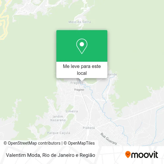 Valentim Moda mapa