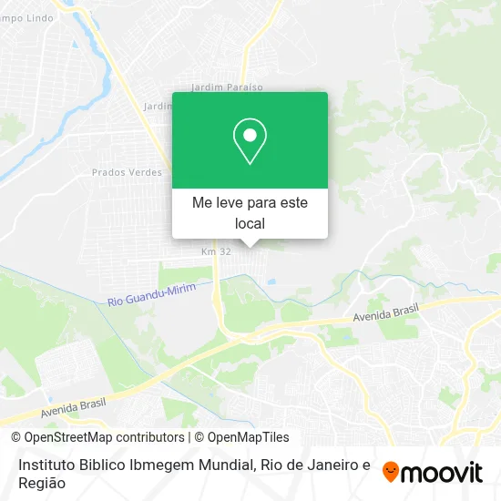 Instituto Biblico Ibmegem Mundial mapa
