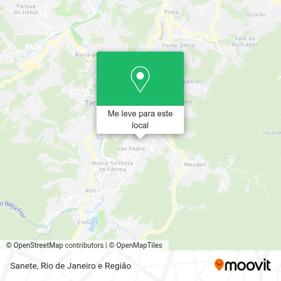 Sanete mapa