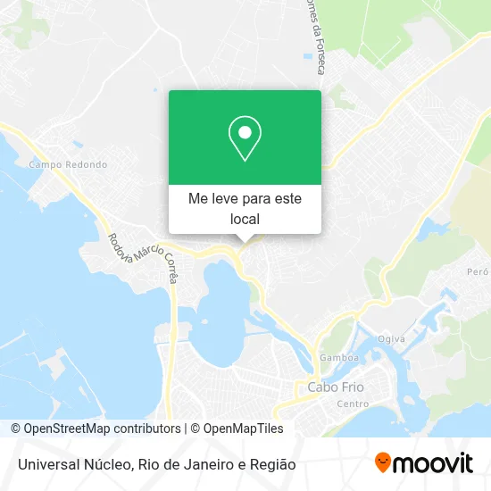 Universal Núcleo mapa