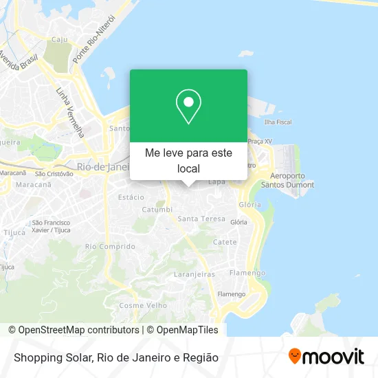 Shopping Solar mapa