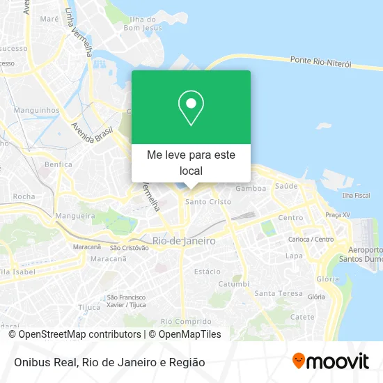 Onibus Real mapa